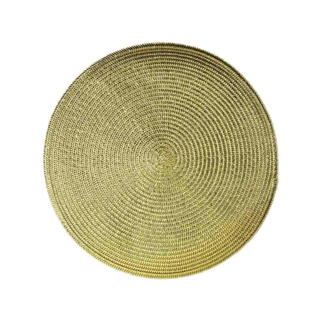 Placemat 40 x 40 cm Set of 2 (Gold)