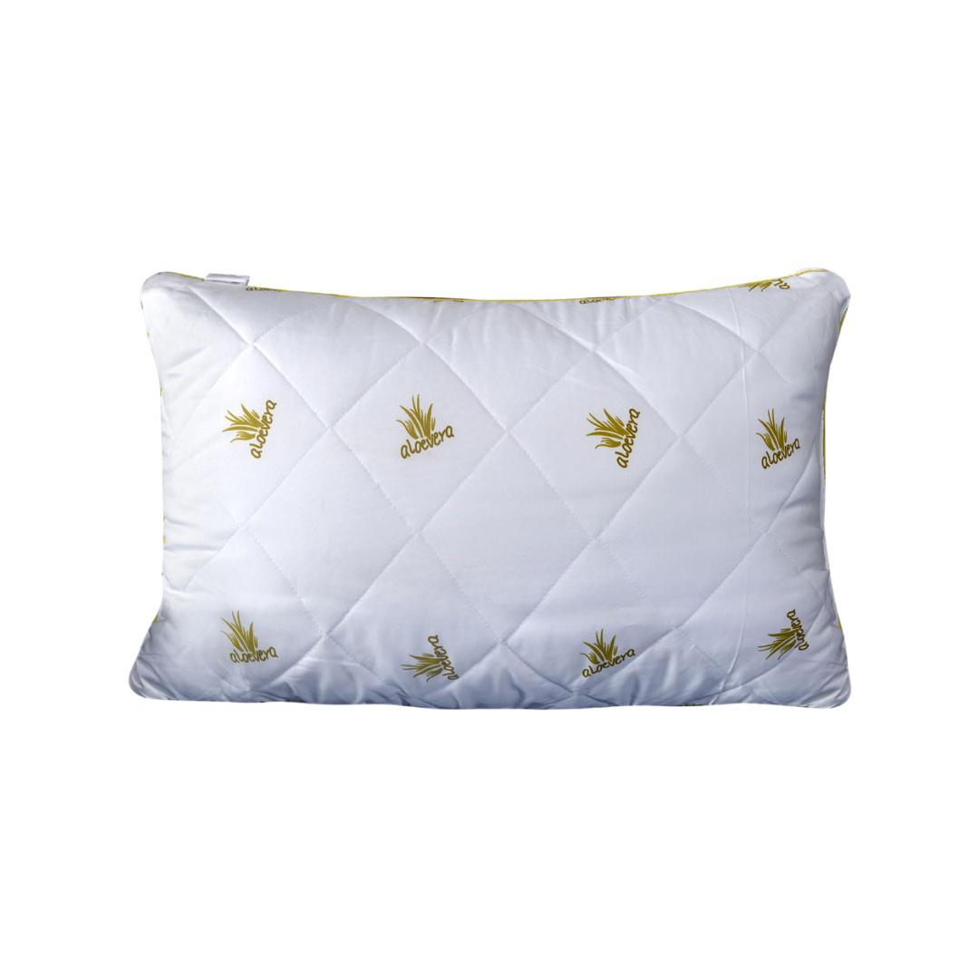 Aloevera Quilted Pillow (White)