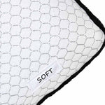 Arias by Lara Dutta Charcoal Plush Memory Foam Pillow (White)