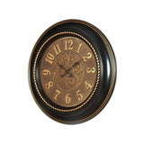 Gold Beads Antique Wall Clock (Black)