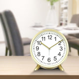 Nilkamal Sleek Table Clock Gold