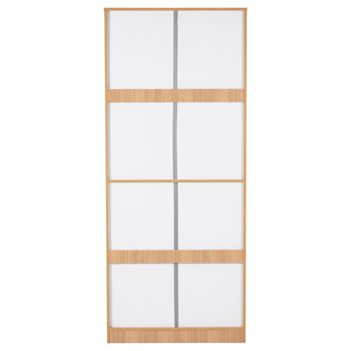 Indio 2 Door Wardrobe With Mirror (Teak & White)