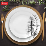 Nilkamal Arias by Lara Dutta Moon Winter Forest Dinner Set - 33 Pieces