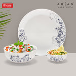 Arias by Lara Dutta Moon Blue Spring Dinner Set - 14 Pieces