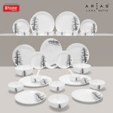 Arias by Lara Dutta Moon Winter Forest Dinner Set - 33 Pieces