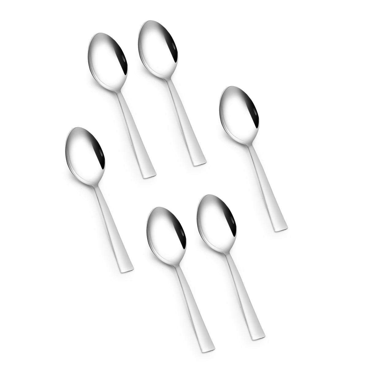 Arias by Lara Dutta Fiesta Cutlery Set of 24 With Stand (Silver)