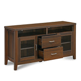 Jonas Engineered Wood TV & Entertainment Unit (Classic Walnut)