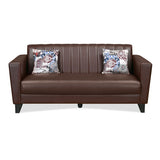 Joy 3 Seater Sofa (Brown)