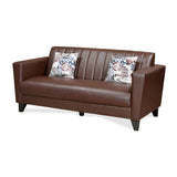 Joy 3 Seater Sofa (Brown)