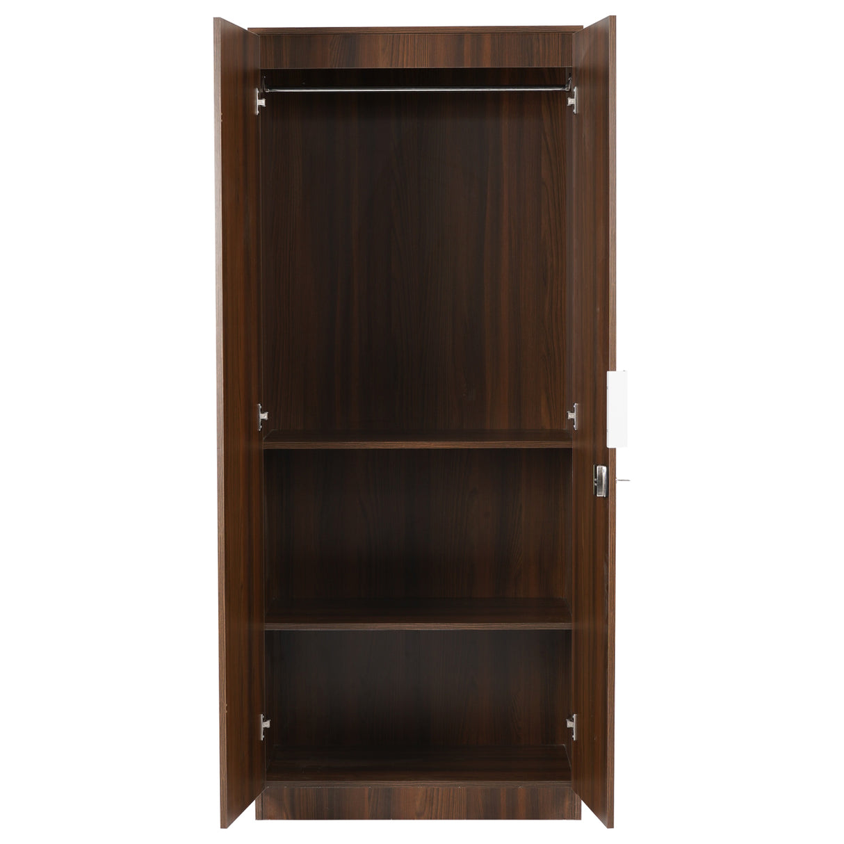 Joyce 2 Door Wardrobe (Classic Walnut)