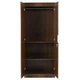 Joyce 2 Door Wardrobe (Classic Walnut)