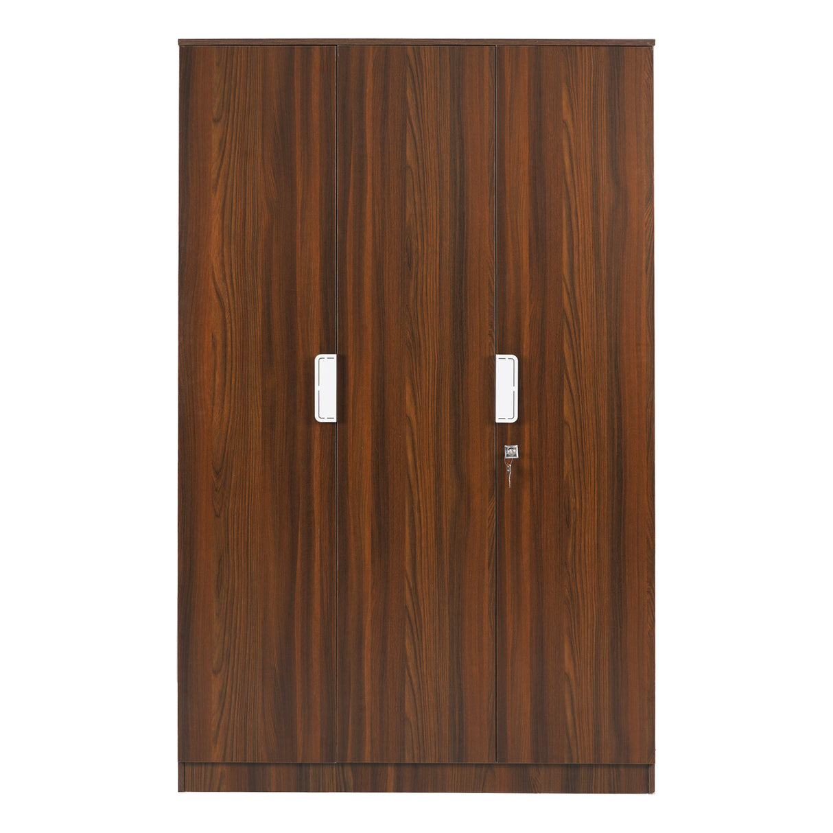 Joyce 3 Door Wardrobe (Classic Walnut)