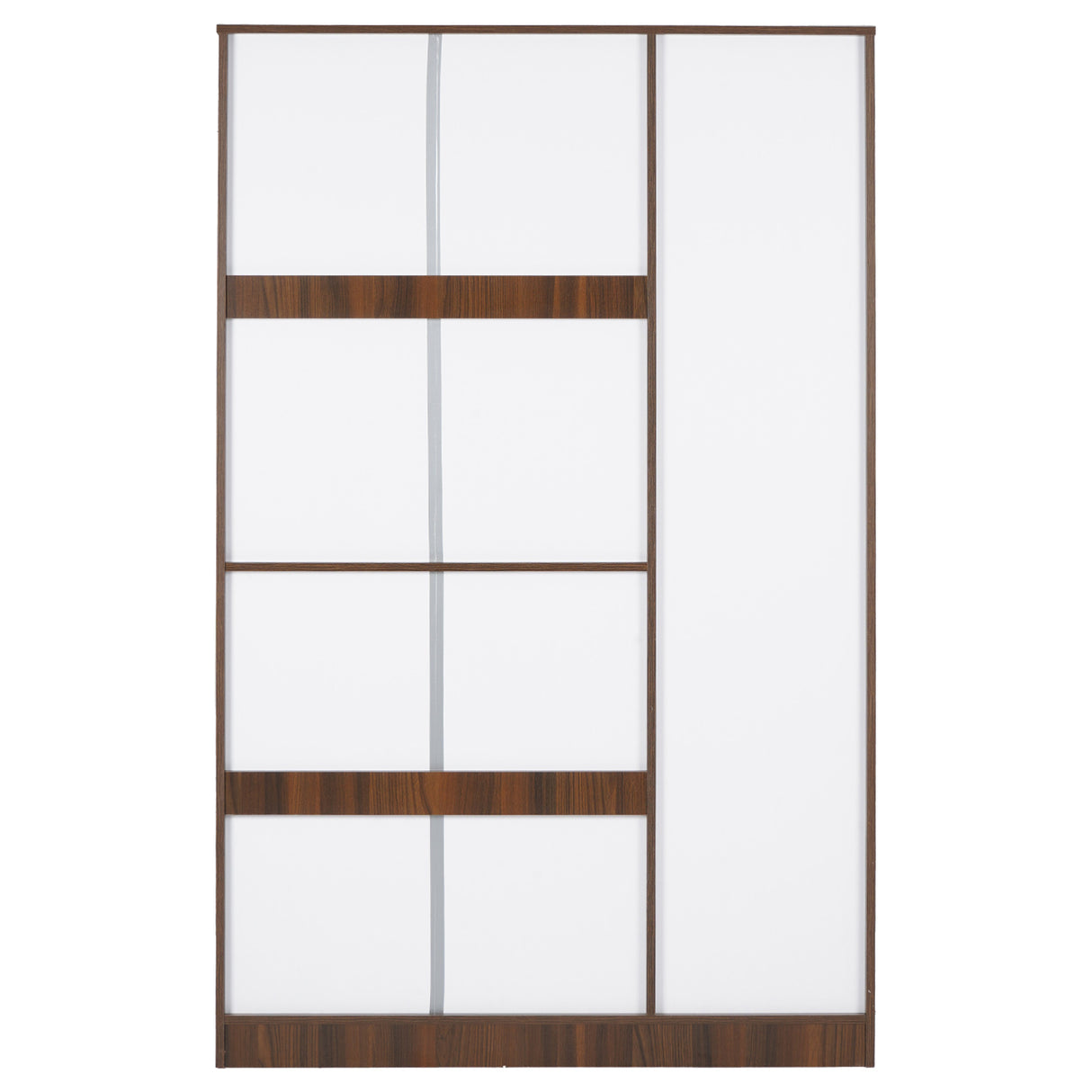 Joyce 3 Door Wardrobe (Classic Walnut)