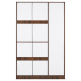 Joyce 3 Door Wardrobe (Classic Walnut)