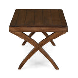 Karla Solid Wood Center Table (Walnut)