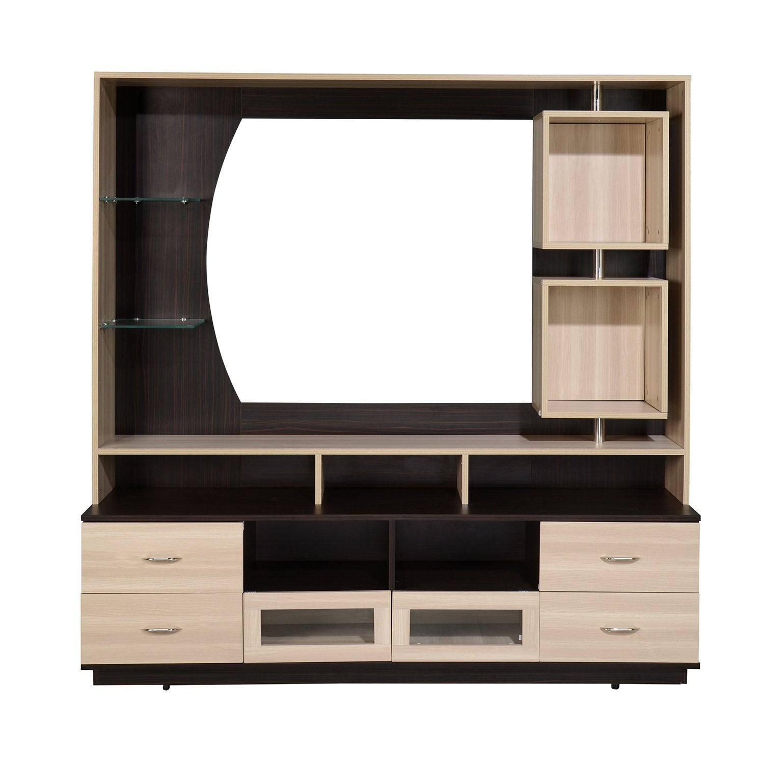 Kayla Wall Unit (Wenge/Oak)