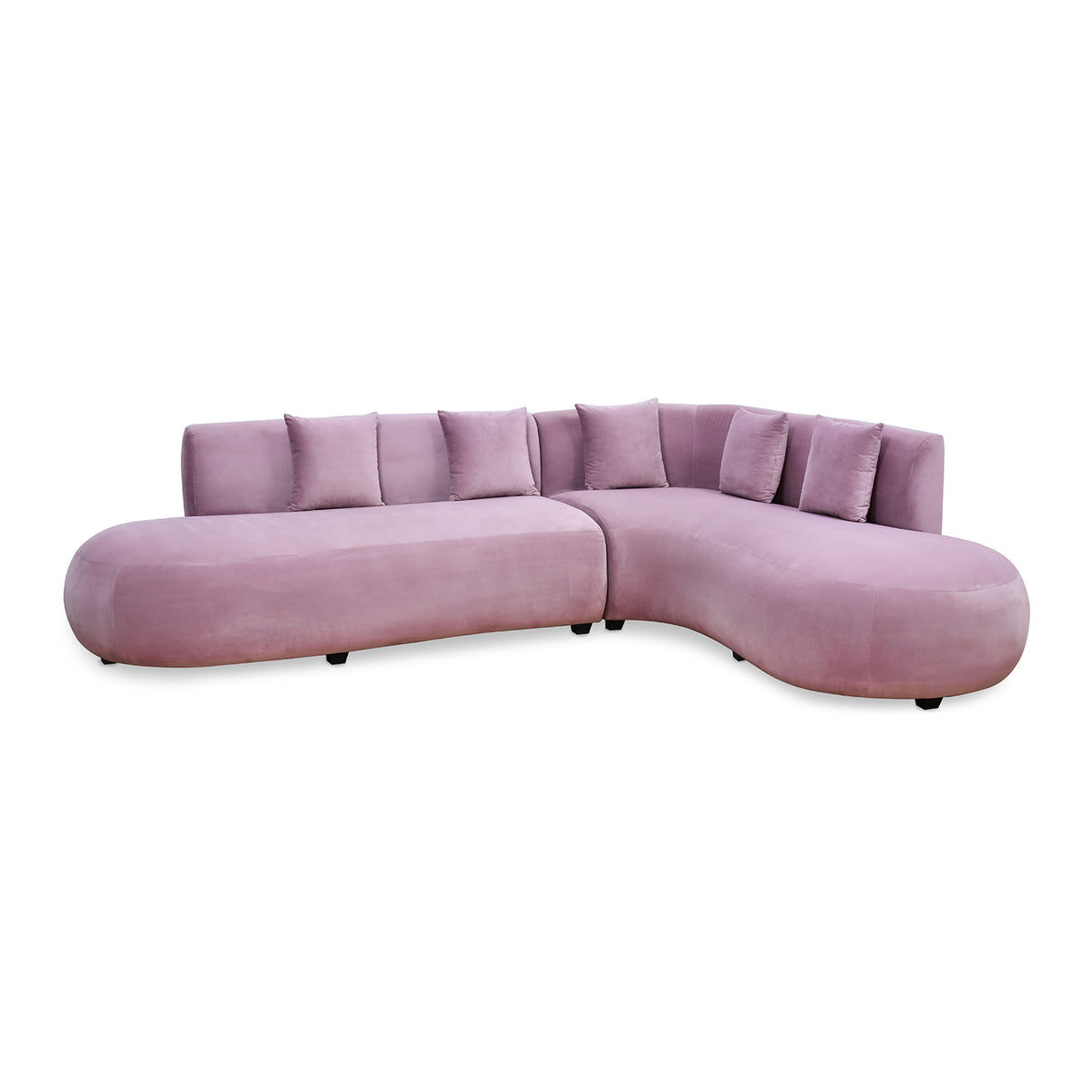 Arias by Lara Dutta Lorenza Fabric Lounger Sofa (Onion Pink)