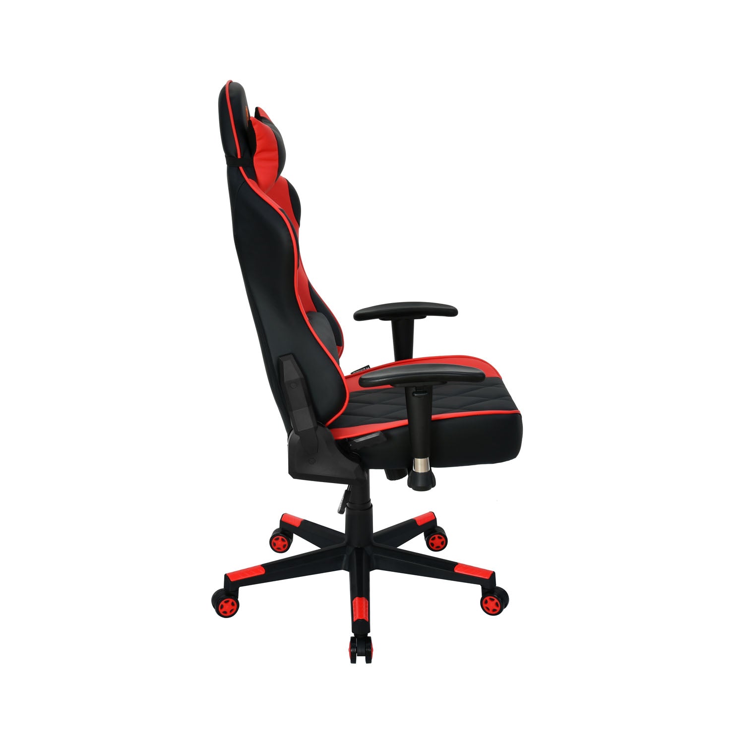 Marvel Leatherette Ergonomic Gaming Chair with Neck & Lumbar Pillow (Black & Red)