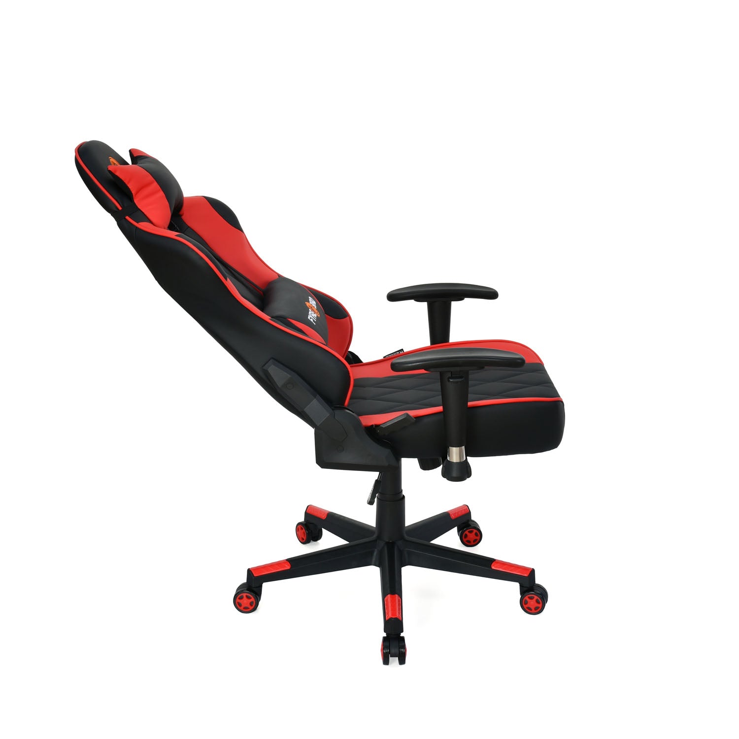 Marvel Leatherette Ergonomic Gaming Chair with Neck & Lumbar Pillow (Black & Red)