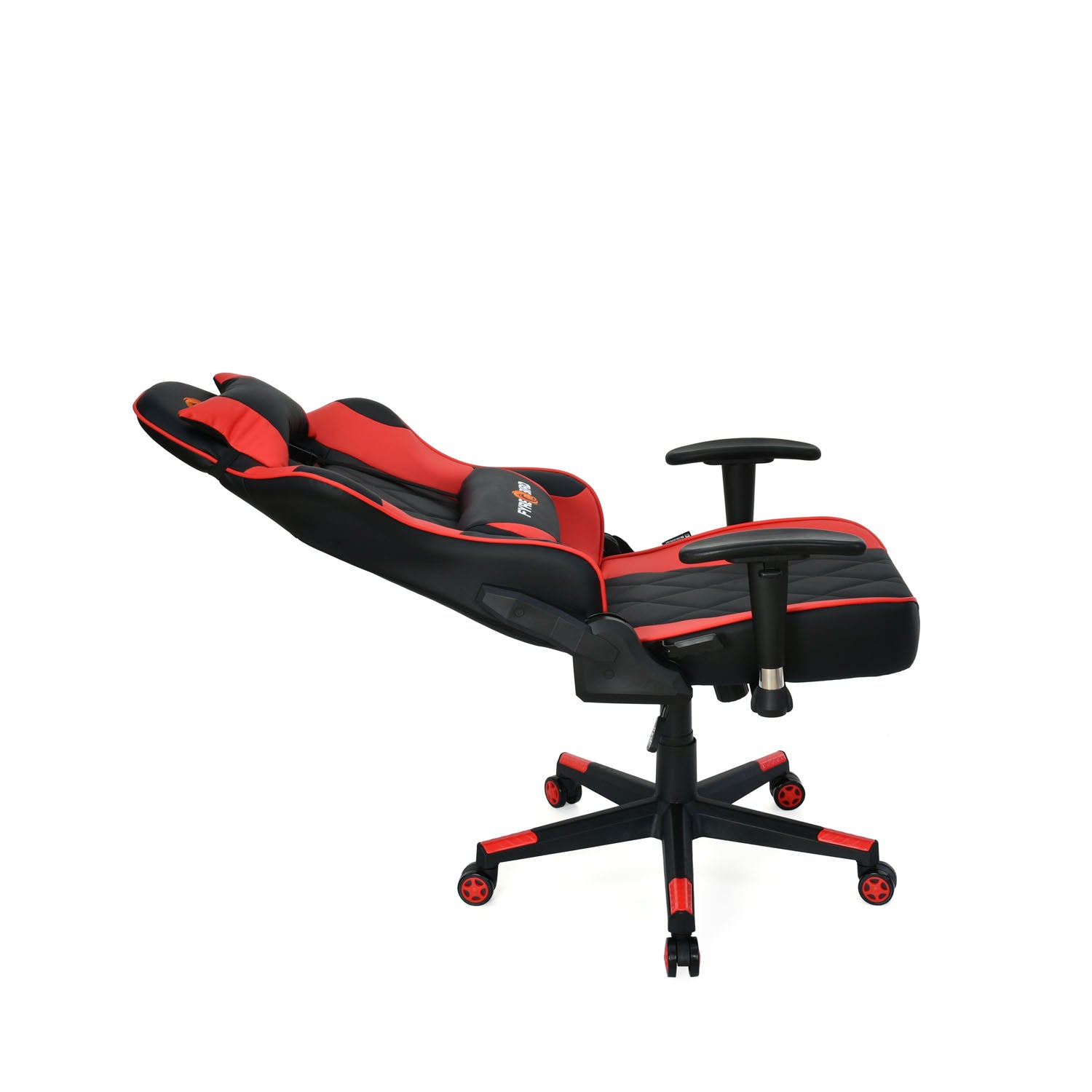 Marvel Leatherette Ergonomic Gaming Chair with Neck & Lumbar Pillow (Black & Red)