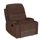 Matt 1 Seater Manual Recliner (Cocoa)