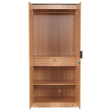 Milford 2 Door Wardrobe (Urban Teak)