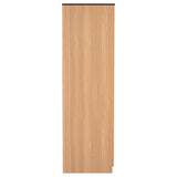 Milford 3 Door Wardrobe With Mirror (Urban Teak)