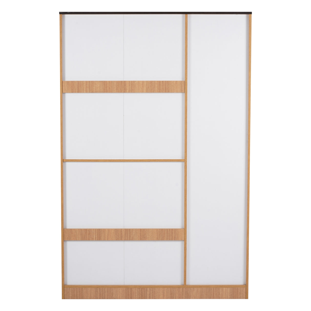 Milford 3 Door Wardrobe With Mirror (Urban Teak)