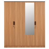 Milford 4 Door Wardrobe (Urban Teak)