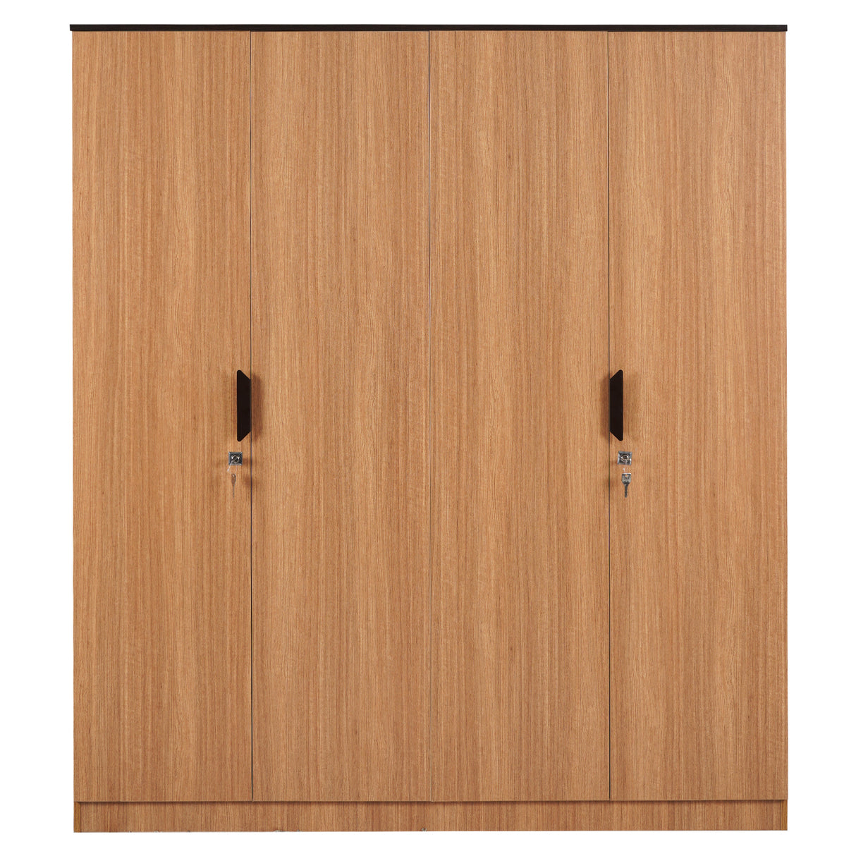 Milford 4 Door Wardrobe (Urban Teak)