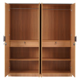 Milford 4 Door Wardrobe (Urban Teak)