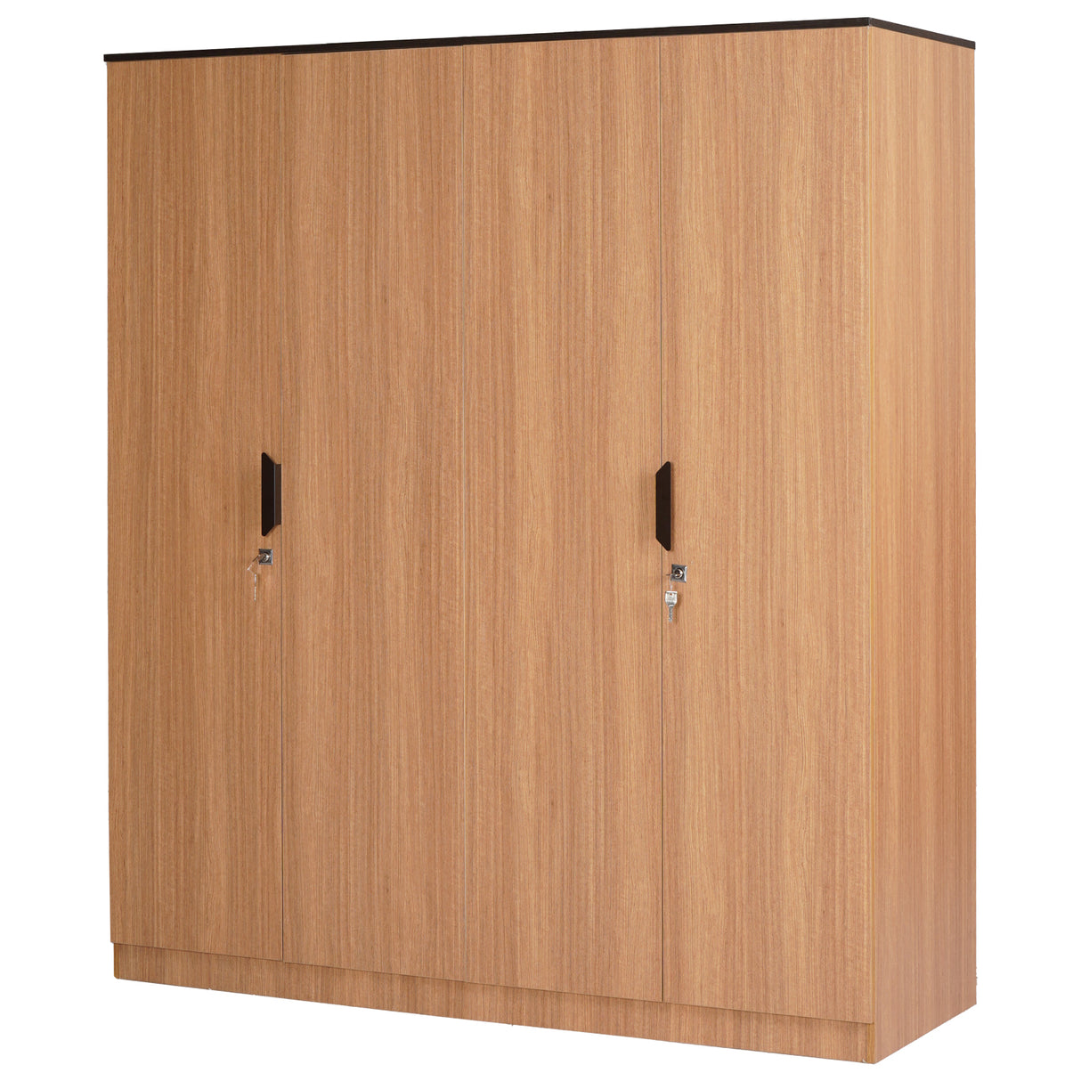 Milford 4 Door Wardrobe (Urban Teak)