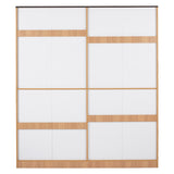 Milford 4 Door Wardrobe (Urban Teak)