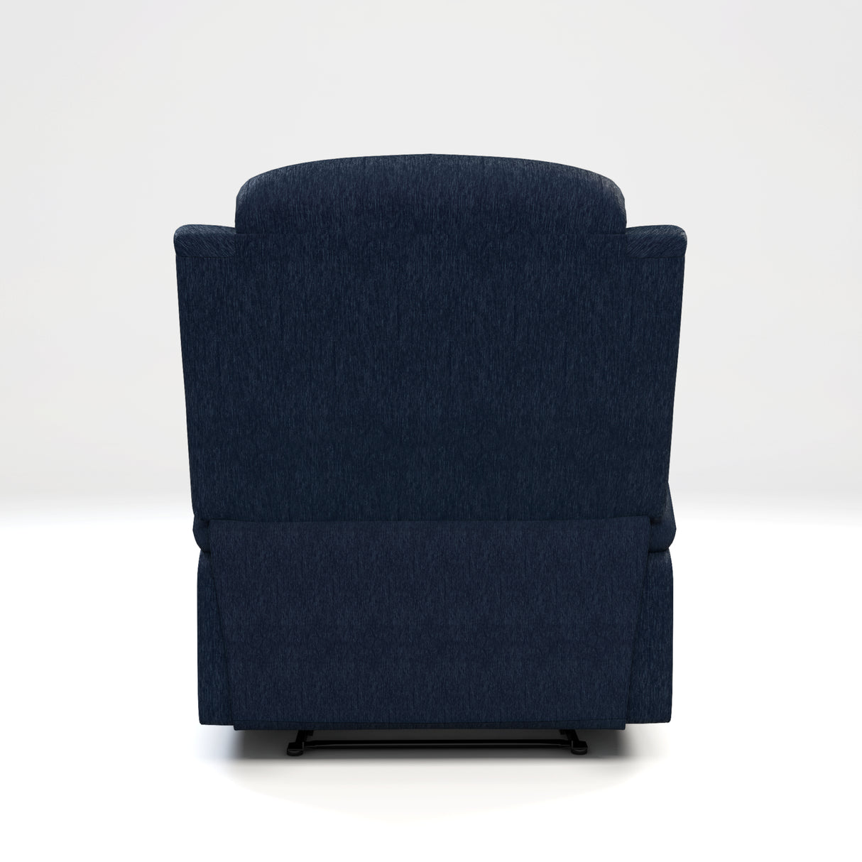 Matt 1 Seater fabric Manual Recliner (Blue)