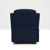 Matt 1 Seater fabric Manual Recliner (Blue)