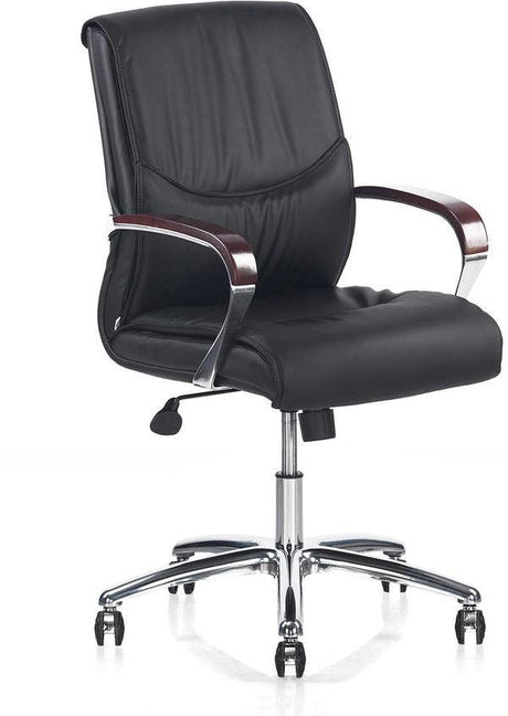 Nilkamal Boss Middle Back Chair (Black)