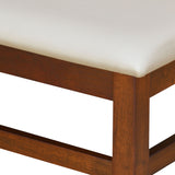 Peak Solid Wood Dining Bench (Light Cappucino)