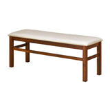 Peak Solid Wood Dining Bench (Light Cappucino)