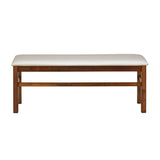 Peak Solid Wood Dining Bench (Light Cappucino)