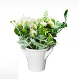 Watering Can Shaped Potted Plant (White)