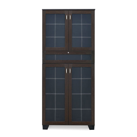 Ruth Engineered Wood Big Shoe Cabinet (Wenge)