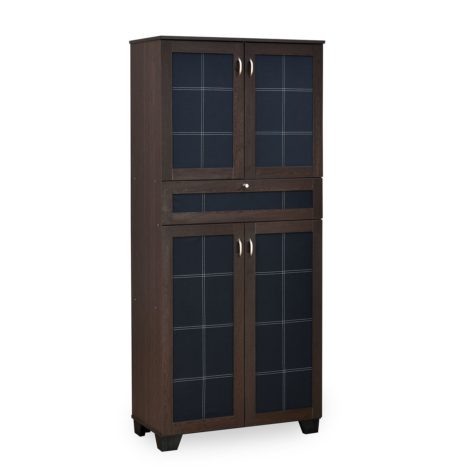 Ruth Engineered Wood Big Shoe Cabinet (Wenge)