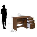 Scholar Study Desk (Brown)