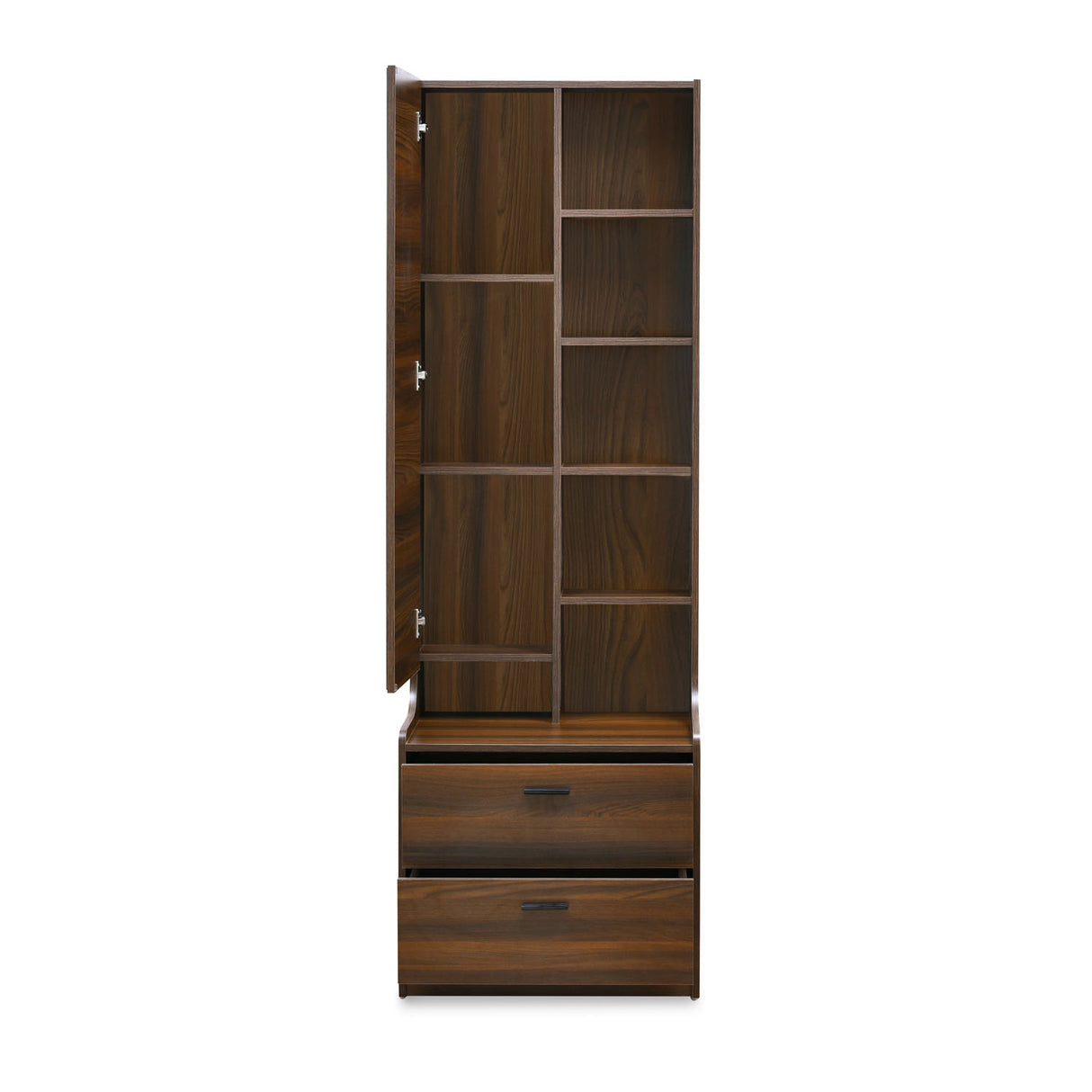 Serra Dresser with Mirror (Walnut)