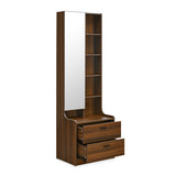 Serra Dresser with Mirror (Walnut)