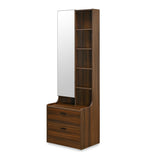 Serra Dresser with Mirror (Walnut)