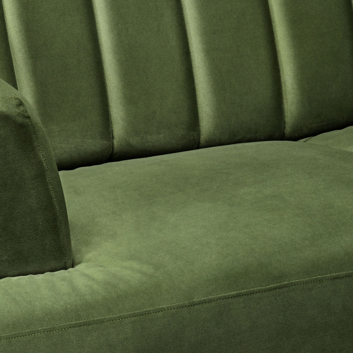 Somerville 1 Seater Sofa (Olive Green)