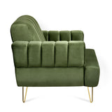 Somerville 1 Seater Sofa (Olive Green)