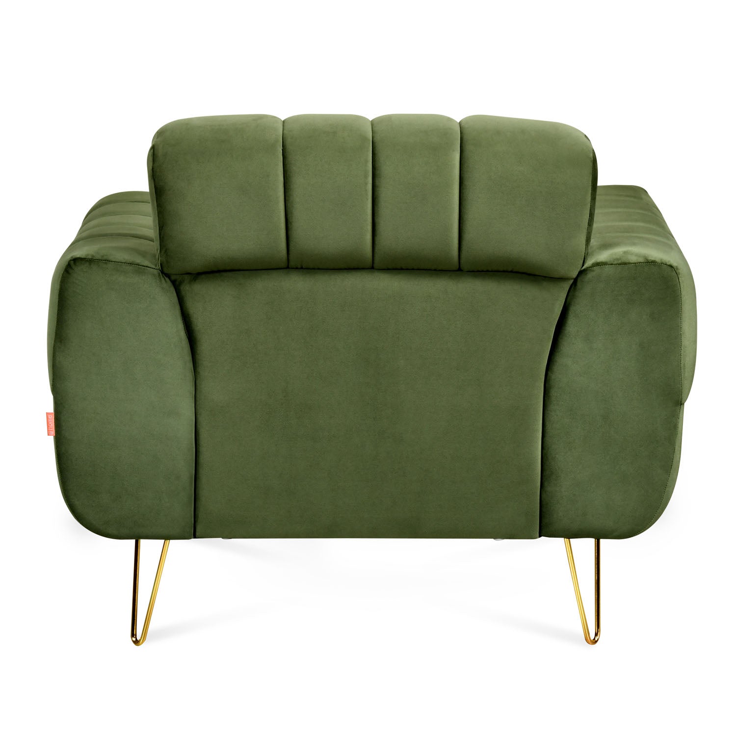 Somerville 1 Seater Sofa (Olive Green)