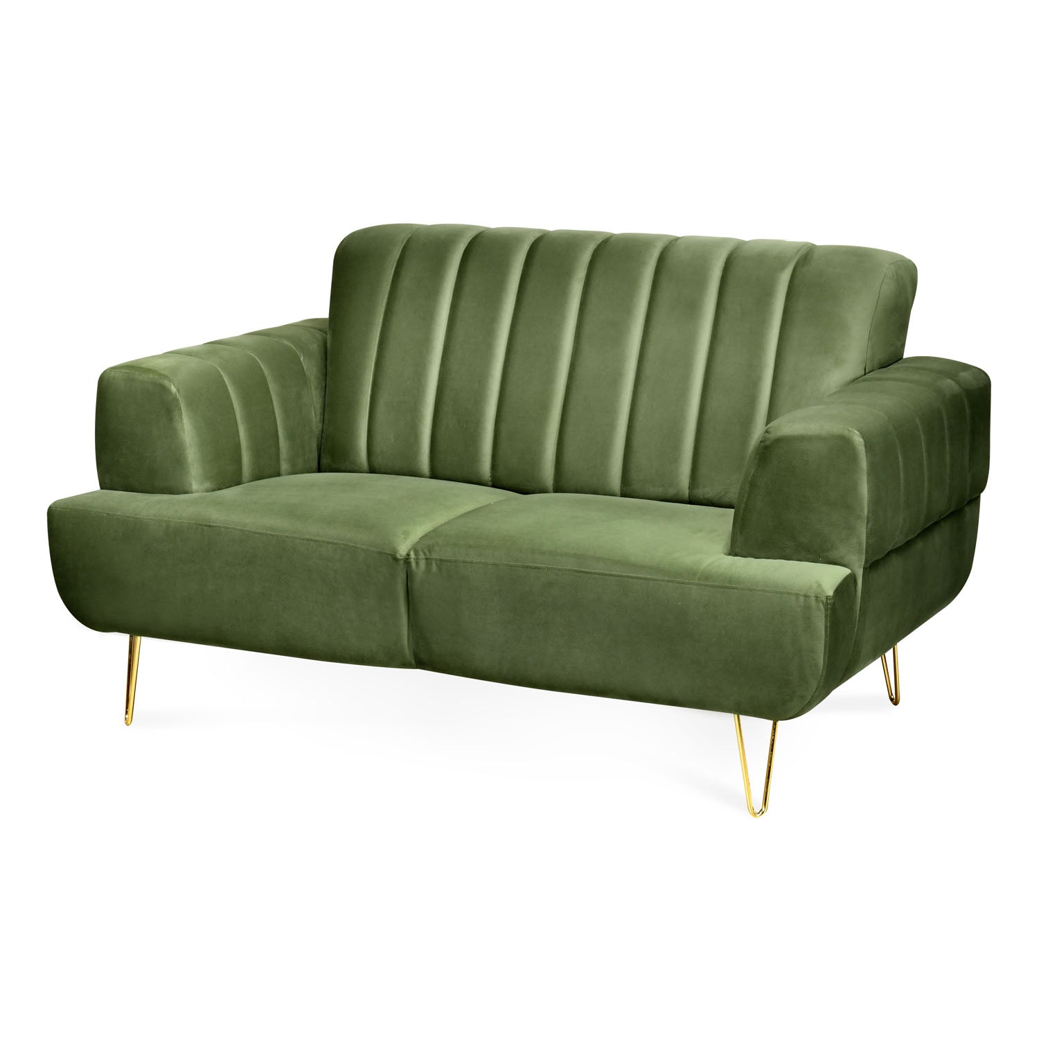 Somerville 2 Seater Sofa (Olive Green)